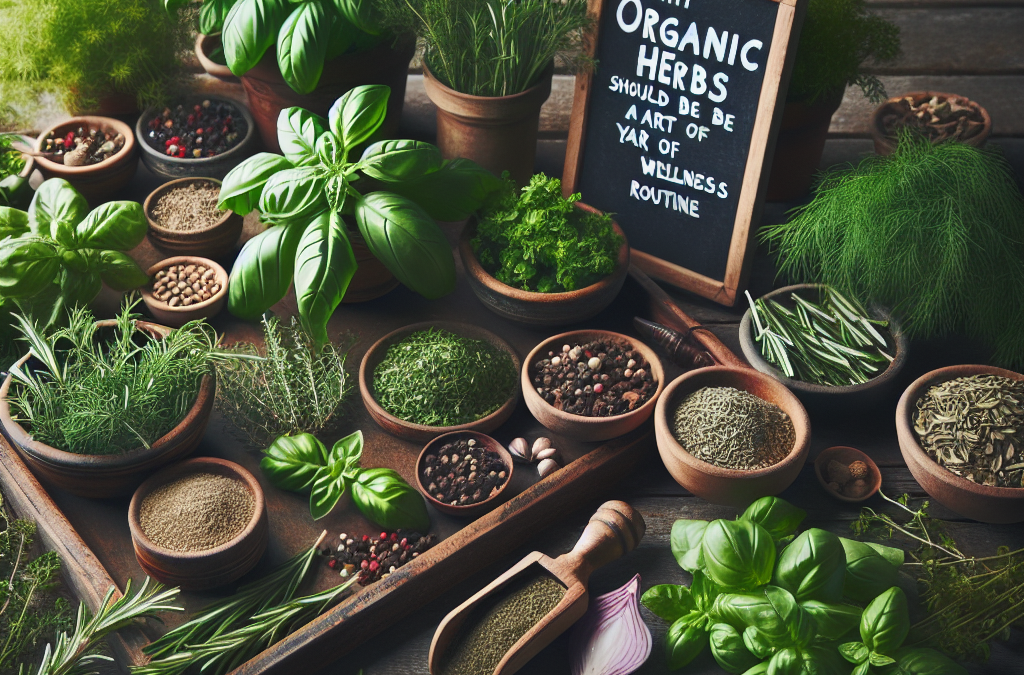 Why Organic Herbs Should Be a Part of Your Wellness Routine