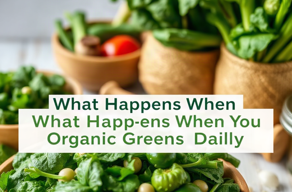 Unlocking Daily Vitality: What Happens When You Use Organic Greens Daily for Enhanced Wellbeing