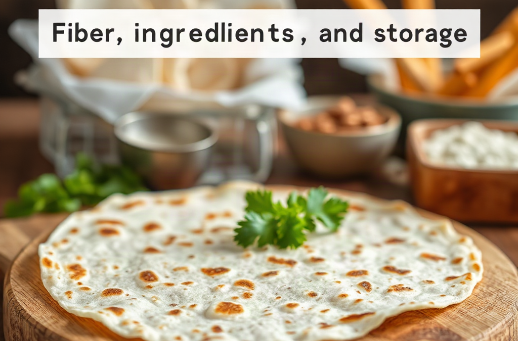 Fiber, Ingredients, and Storage for Organic Tortillas—Label Checks, Freshness, and Serving Choices
