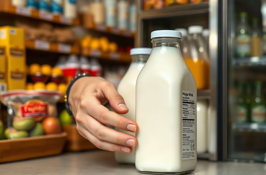Safe Handling of Organic Raw Milk Products From Purchase to Refrigeration