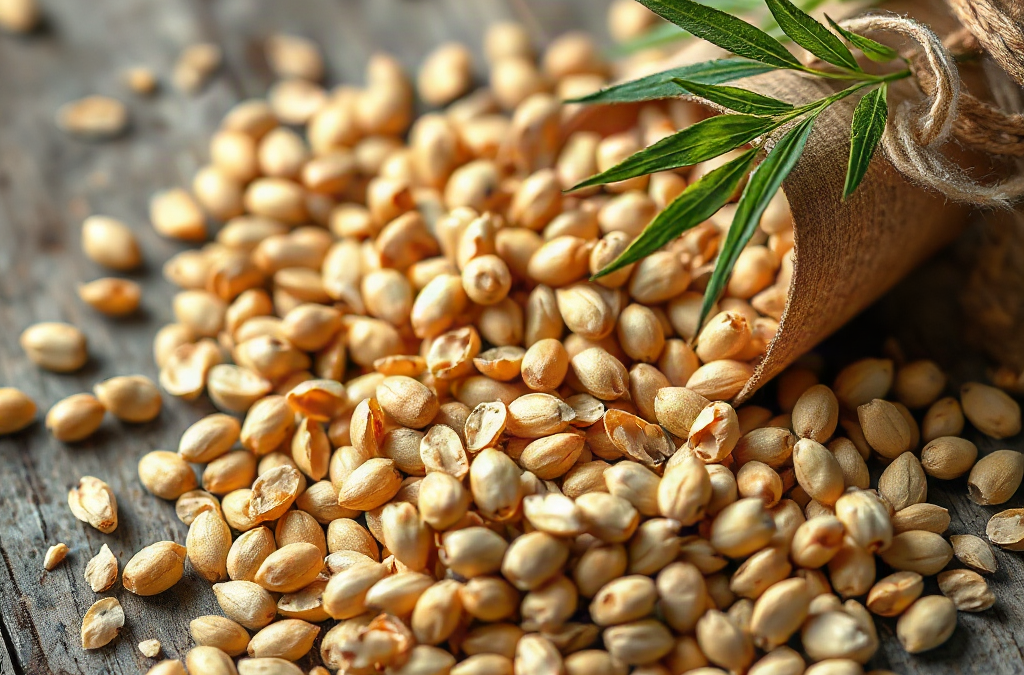 Organic Hemp Hearts for Protein and Healthy Fats